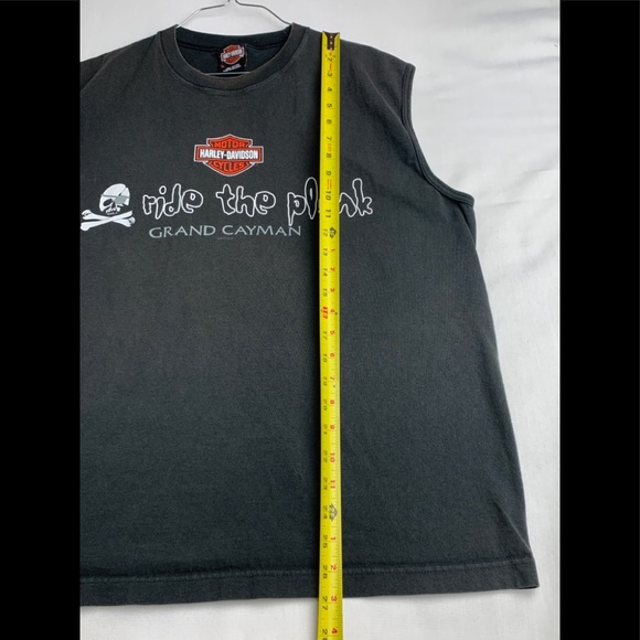 Harley-Davidson XL Faded Muscle Tank Top Sleeveless Shirt Grand Canyon - Picture 5 of 5